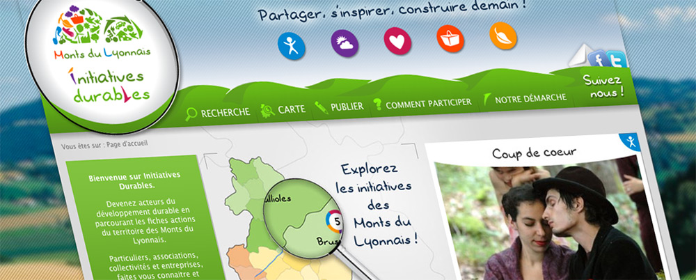 Initiatives Durables - Monts du Lyonnais / Apercu du site